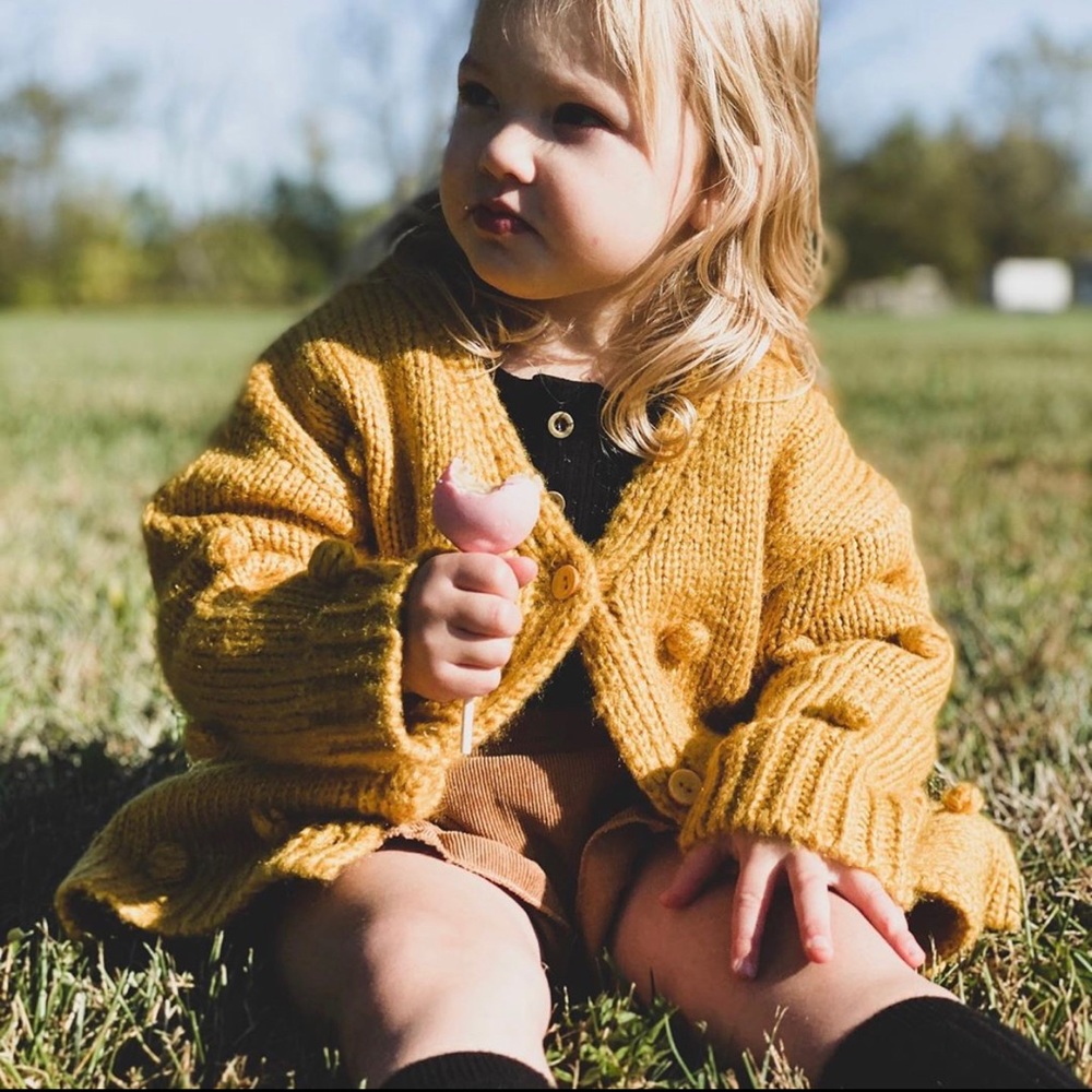 Popcorn cardi